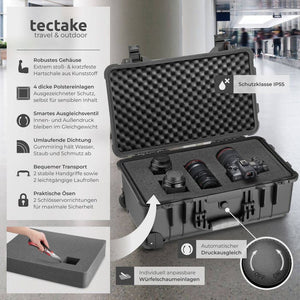 Transportkoffer rollbar mit Teleskopgriff