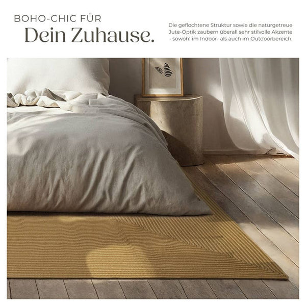 Tapis tressé Raya 160 x 230 cm