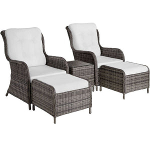 Rattan Sitzgruppe Benissa grau