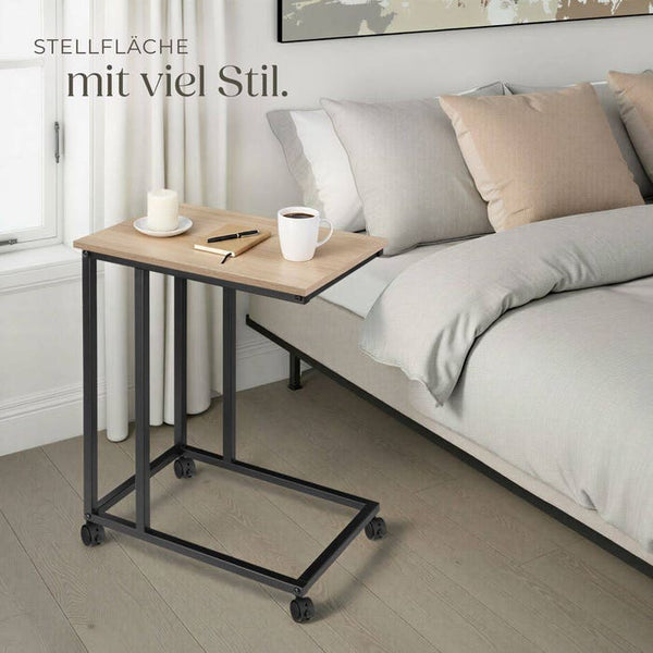 Beistelltisch Luton Industrial Holz hell, Eiche Sonoma