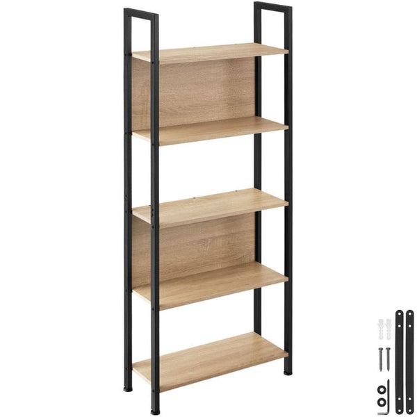 Scaffale Westport 62x24x165,5cm Legno chiaro industriale, rovere Sonoma