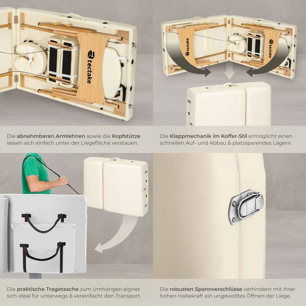 Lettino da massaggio Somwang - beige 