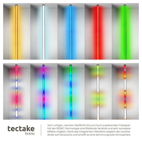 LED-Stehlampe Spectra 2er Set