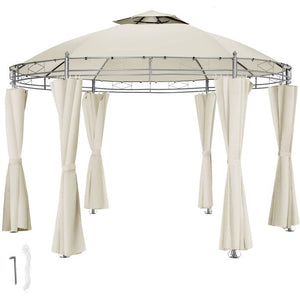 Gartenpavillon Siana creme