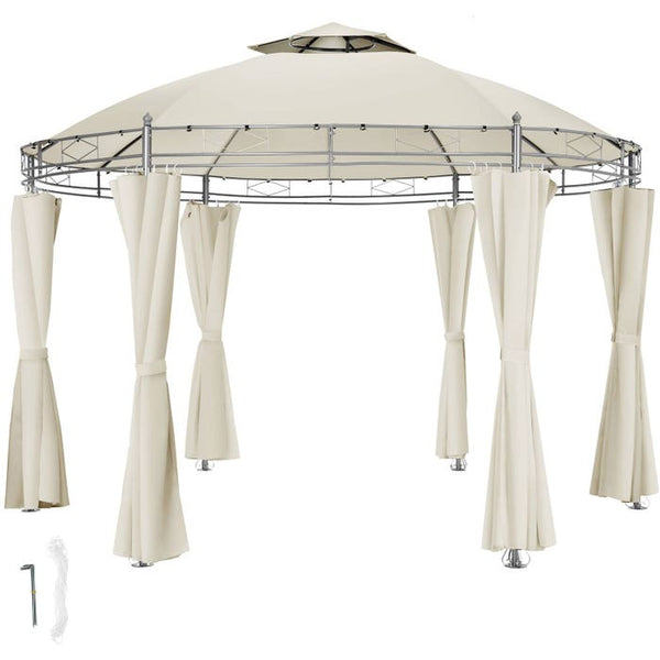 Gartenpavillon Siana creme