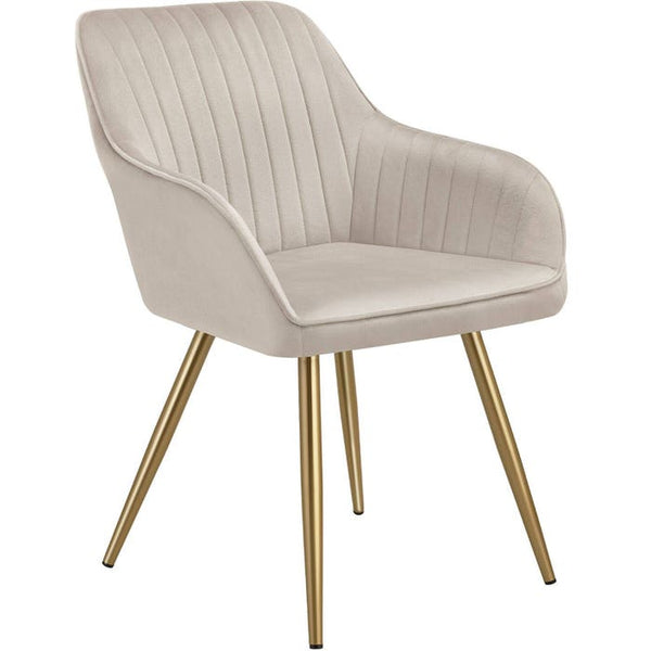 Esszimmerstuhl Marilyn taupe/gold pro Stück