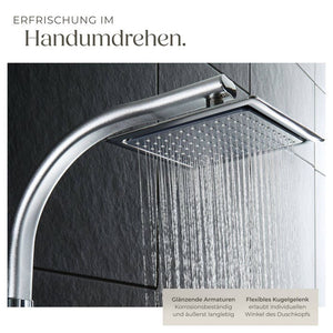 Aluminium Regenduschsystem