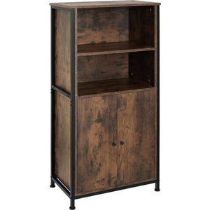 Highboard Doncaster Industrial Holz dunkel, rustikal