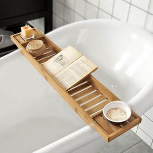 80cm Lang Badewannenablage Badewannenbrett Bambus
