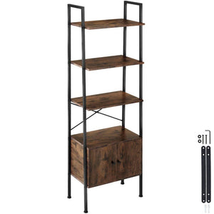 Leiterregal Brentwood Industrial Holz dunkel, rustikal