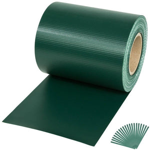 PVC privacy screen film, green, 35m