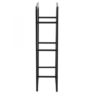 Kaminholzständer Kaminholzregal 100kg Stahl Schwarz