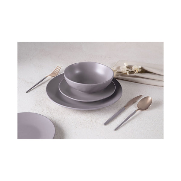 Berlinger Haus 18-teiliges Tellerset matt Taupe Collection
