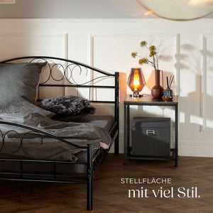 Beistelltisch Derby Industrial Holz dunkel, rustikal