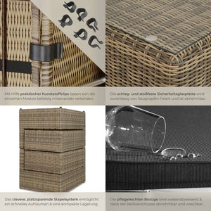 Rattan Lounge San Domino natur