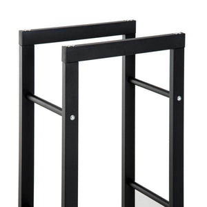 Kaminholzständer Kaminholzregal 100kg Stahl Schwarz