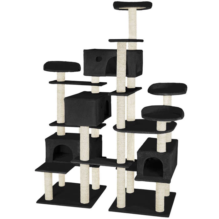 Entissar cat tree 214cm - black 