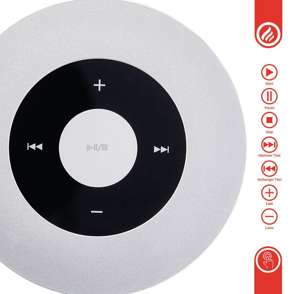 KAMINIO Knister Lautsprecher MORITZ - Soundbox Bluetooth Silber