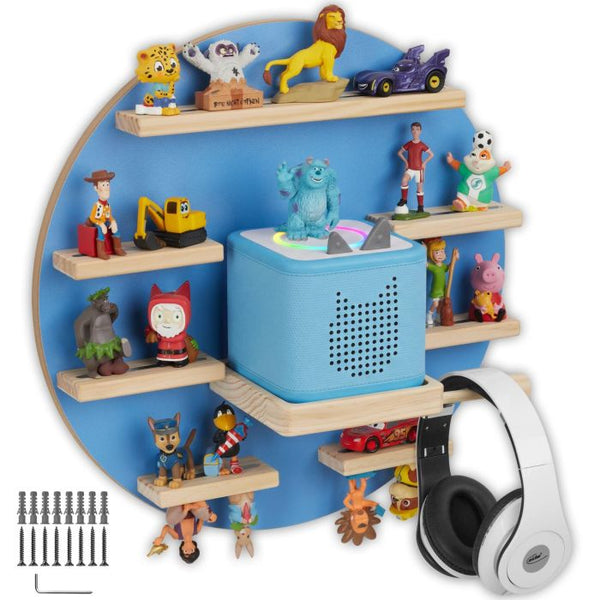 Tonie-Regal MyLittleStory Moon für bis zu 28 Tonies blau