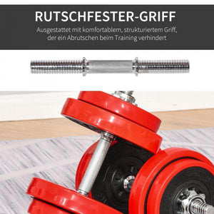 Hantelset Verstellbare 20KGS Langhantel & Kurzhantel