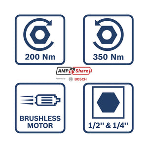 Bosch GDX 18V-200 Akku-Drehschlagschrauber 0.601.9J2.204
