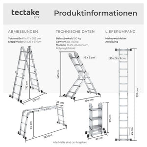 Aluminium Mehrzweckleiter
