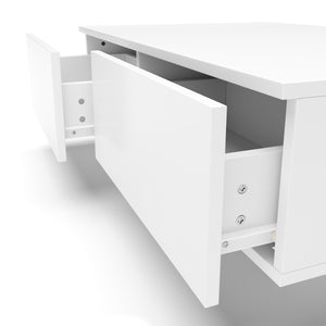 Table d'appoint TALA 88 x 60 cm blanche