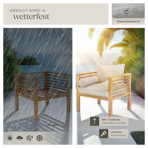 Garten-Loungesessel Boka 2er Set