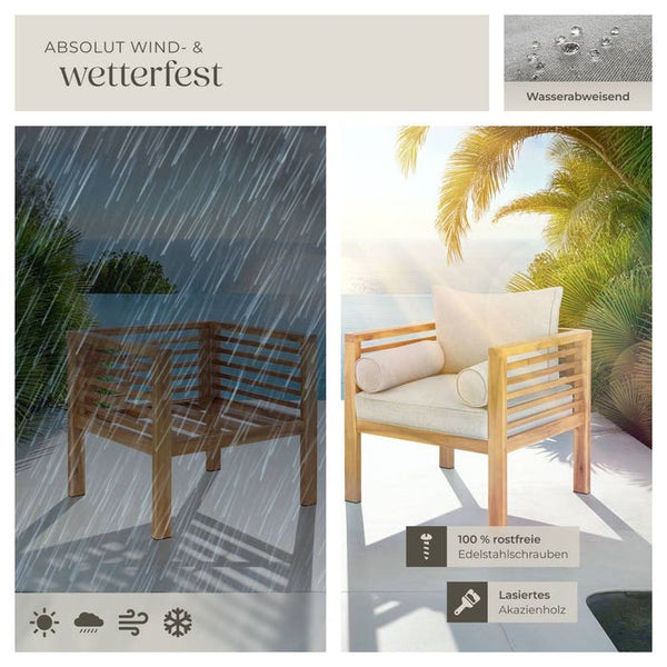 Garten-Loungesessel Boka 2er Set