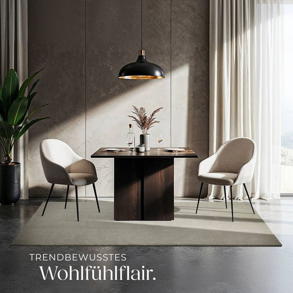Tapis à poils courts Soft Zone Sable 120 x 170 cm 