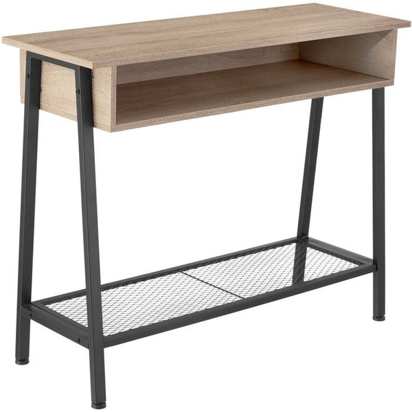 Konsolentisch Tralee Industrial Holz hell, Eiche Sonoma