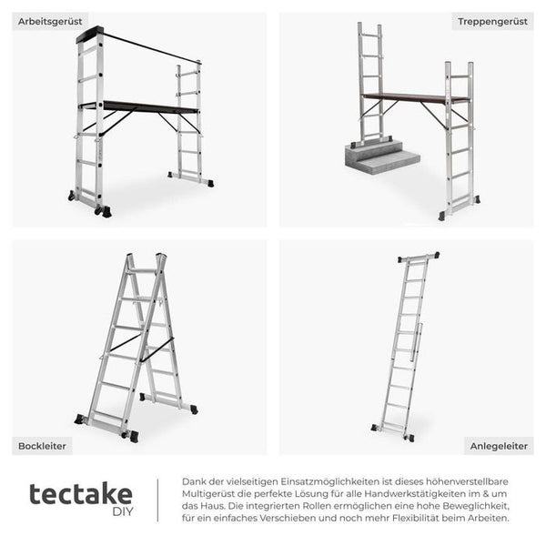 Scala multiuso, ponteggio a scala