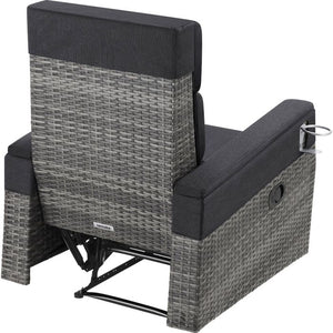 Aluminium Rattansessel Pacentro pro Stück