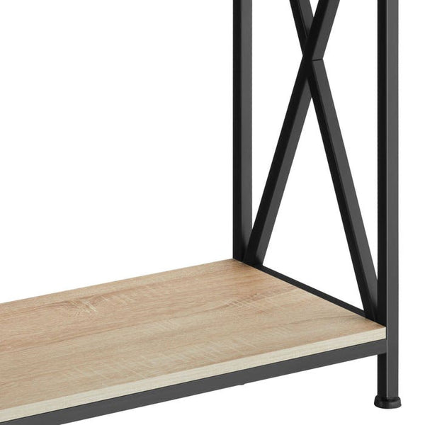 Konsolentisch Tacoma Industrial Holz hell, Eiche Sonoma