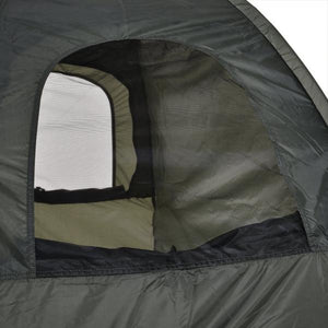 Campingbett Set mit Zelt Schlafsack Matratze 4 in 1 faltbar Dunkelgrün