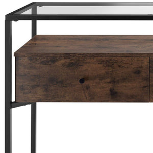 Konsolentisch Reading 101,5x41,5x80,5cm Industrial dunkelbraun