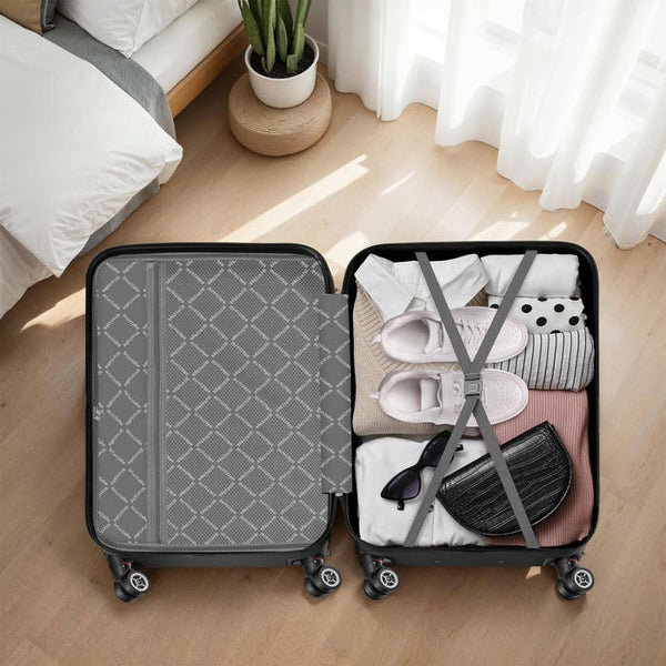 Trolley Set 3-tlg. aus Hartschale, schwarz