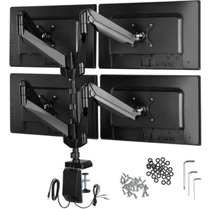 Monitor Tischhalterung für 4 Monitore von 13"" bis 32""