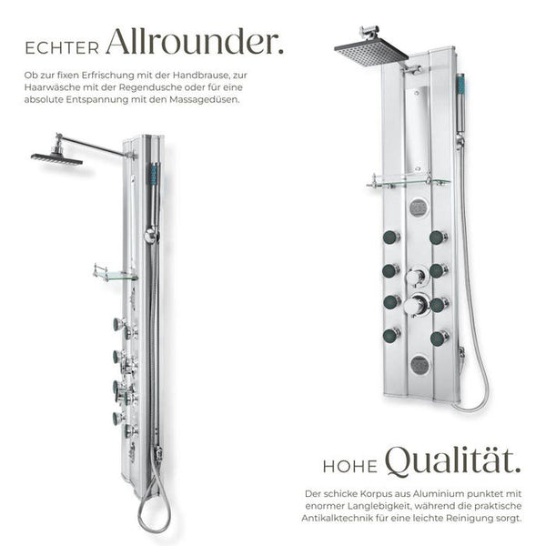 Aluminium Duschpaneel