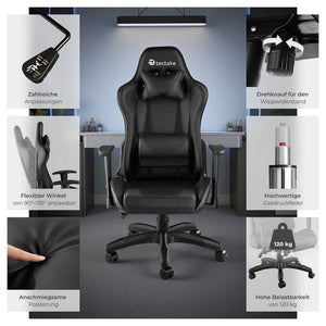 Premium Racing office chair Twink, black