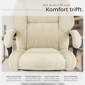 Jillien office chair, beige 