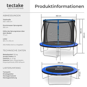 Trampolin Jumpy 305 cm