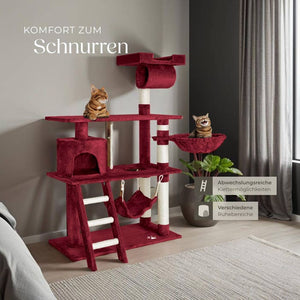 Kratzbaum Marcel 141cm weinrot