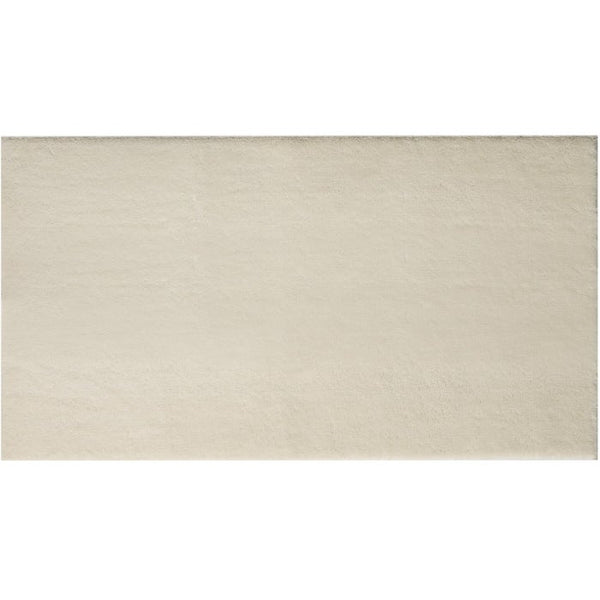 Tapis à poils courts Soft Zone beige 60 x 110 cm 