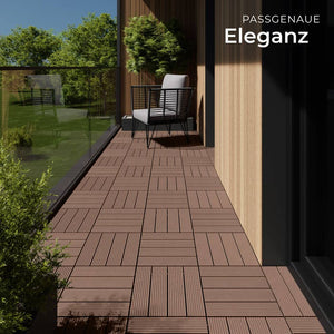 Terrassenfliesen Tegulas braun