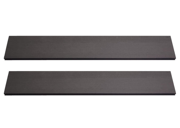 7er Set WPC Sichtschutz Latten Windschutz 90cm 1qm anthrazit Savon