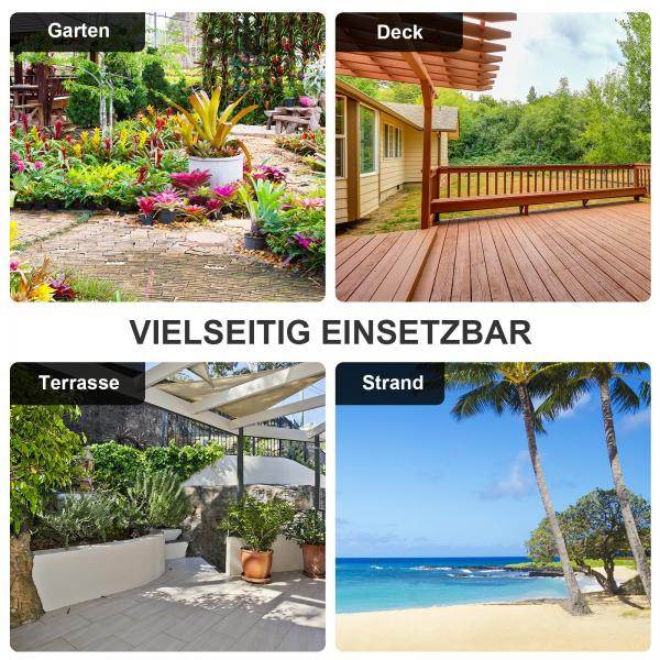 Gartenbank Sitzbank Gartenmöbel Rustikale Bank Massivholz Braun