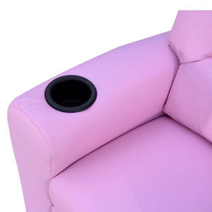 Kindersessel Minisessel Kindersofa für 3-6 Jahre alt Liegefunktion Rosa