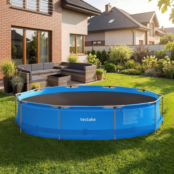 Pool-Solarfolie schwarz Ø 381 cm