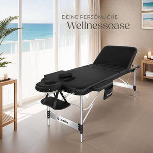 3 Zonen Massageliege Ko Tao schwarz